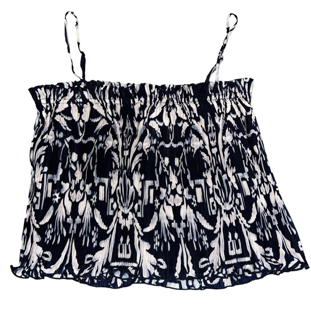 H&M NWT's - Womens Smocked Crop Top Sz. S/MD